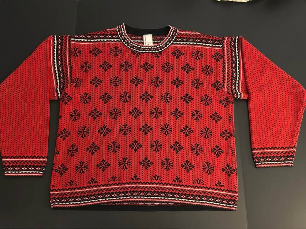 Hanna Andersson Cotton Fair Isle Snowflake Sweater XL